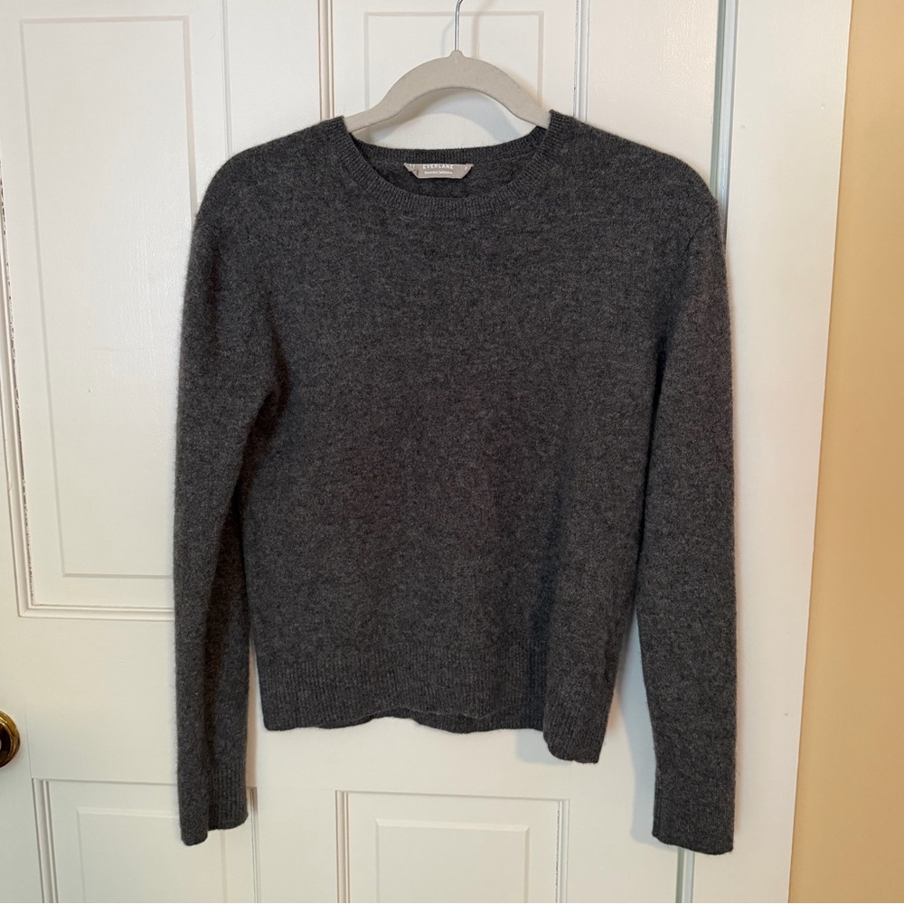 Everlane Cashmere Gray Crewneck Sweater